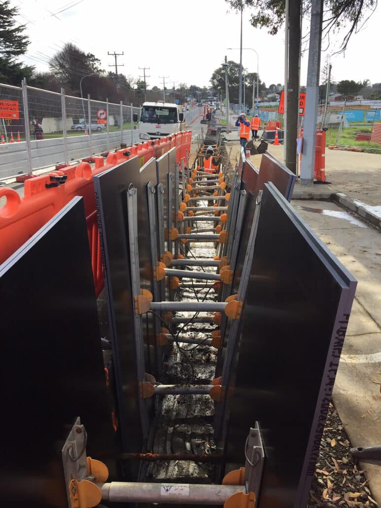 Hydraulic Vertical Shoring Northcote Auckland